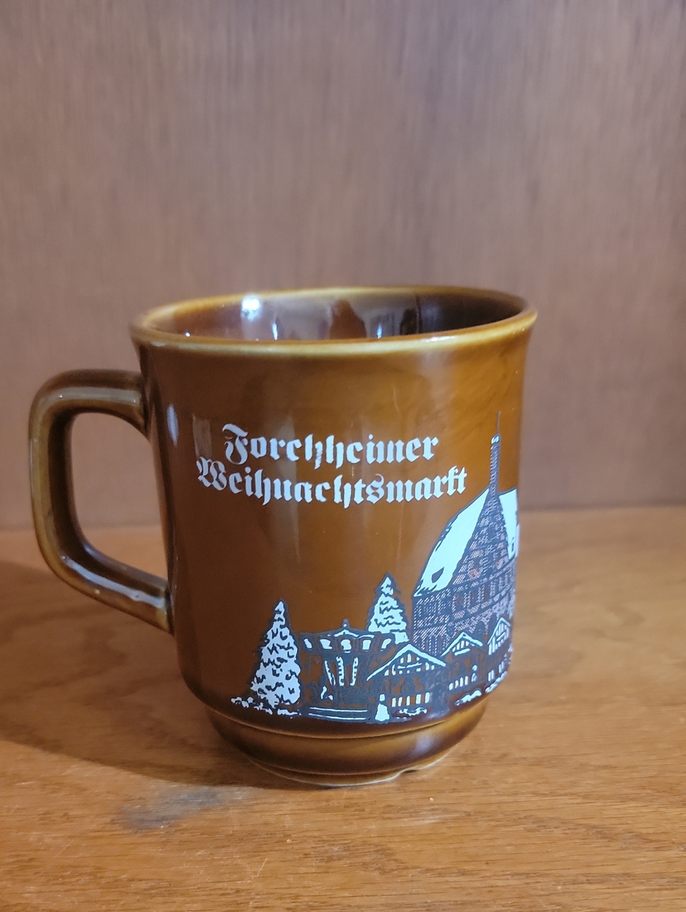 Torchheimer Weihnachtsmarkt Brown Ceramic Mug- Germany